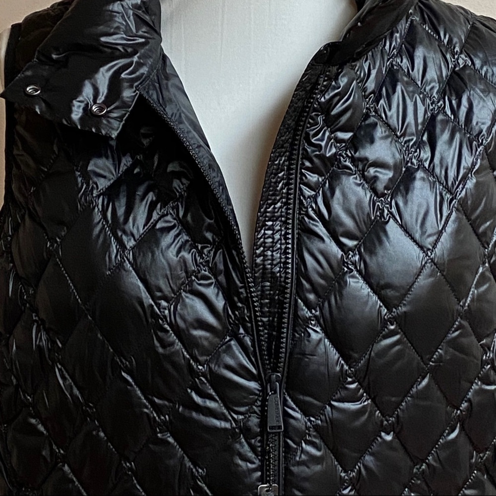 Calvin Klein Performance Black Down Puffy Vest - Picture 6 of 8
